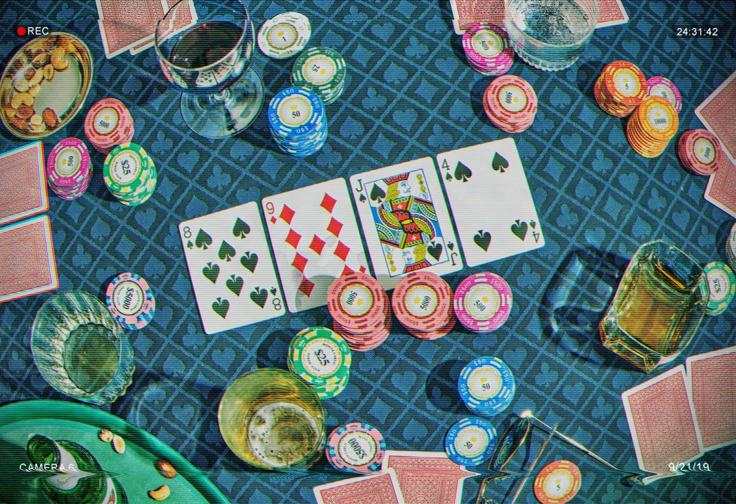 Accessories to play poker in person