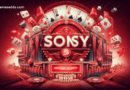 The Sonsy Game app interface on a smartphone, highlighting the lottery and login process.
