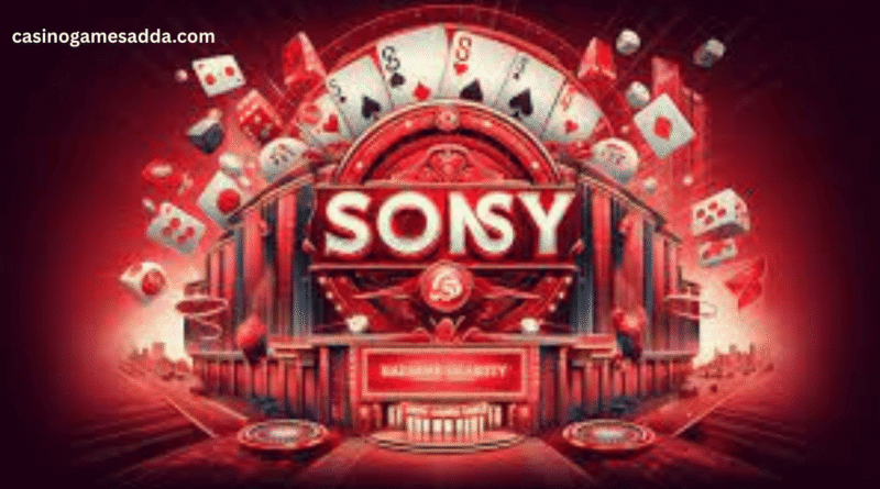 The Sonsy Game app interface on a smartphone, highlighting the lottery and login process.